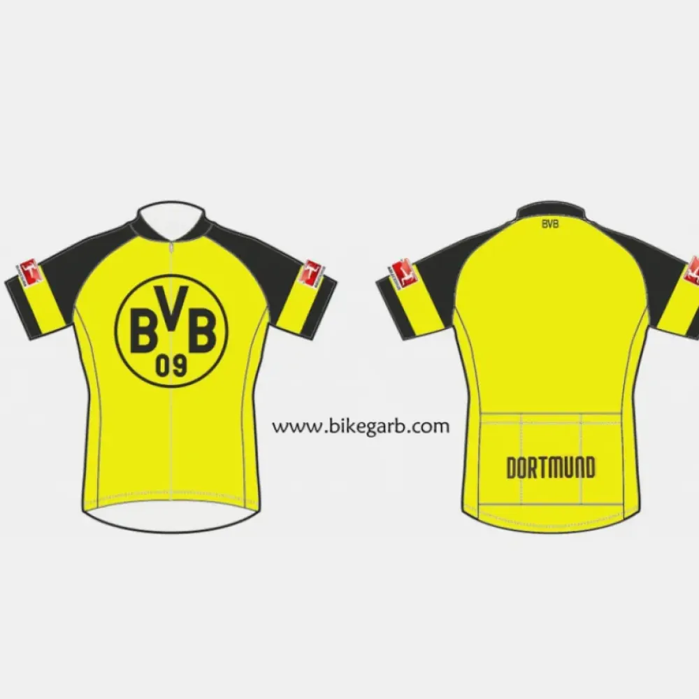 Borussia Dortmund BVB Cycling Jersey Yellow/Black