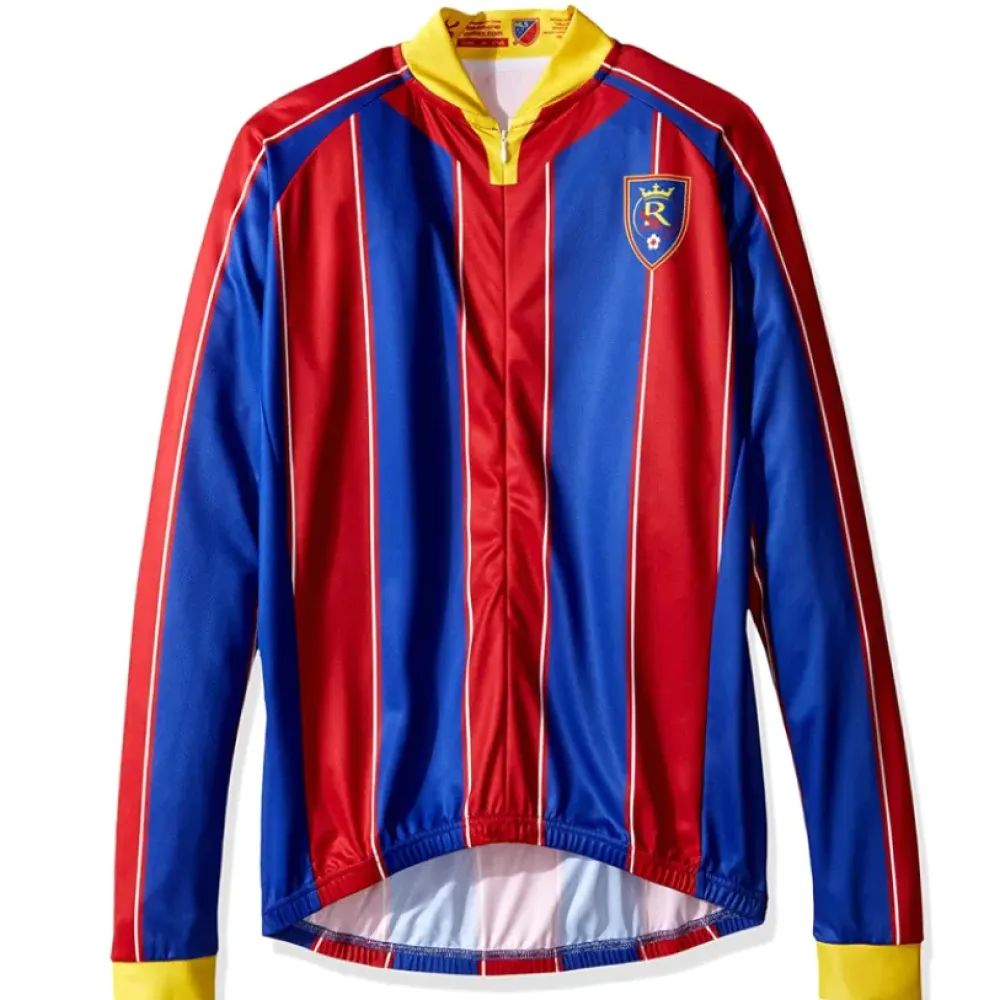 Real Salt Lake Long Sleeve Cycling Jersey Blue/Red/Yellow