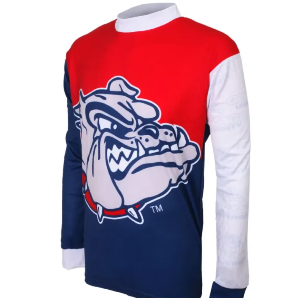 Gonzaga Bulldogs Road Cycling Jersey Red/White/Navy