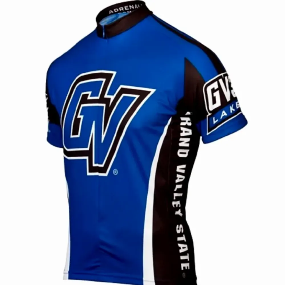 Adrenaline GVSU Grand Valley State Lakers Cycling Jersey/Blue/Black