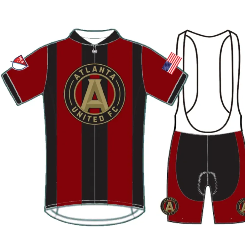Atlanta United FC Elite Cycling Kit - Short-Sleeve Jersey & Bib Shorts