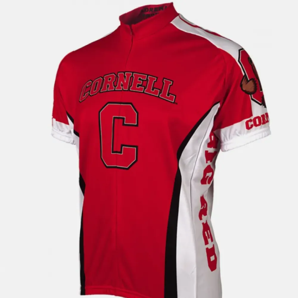 Cornell Big Red Cycling Jersey - Official NCAA - Red/White/Black