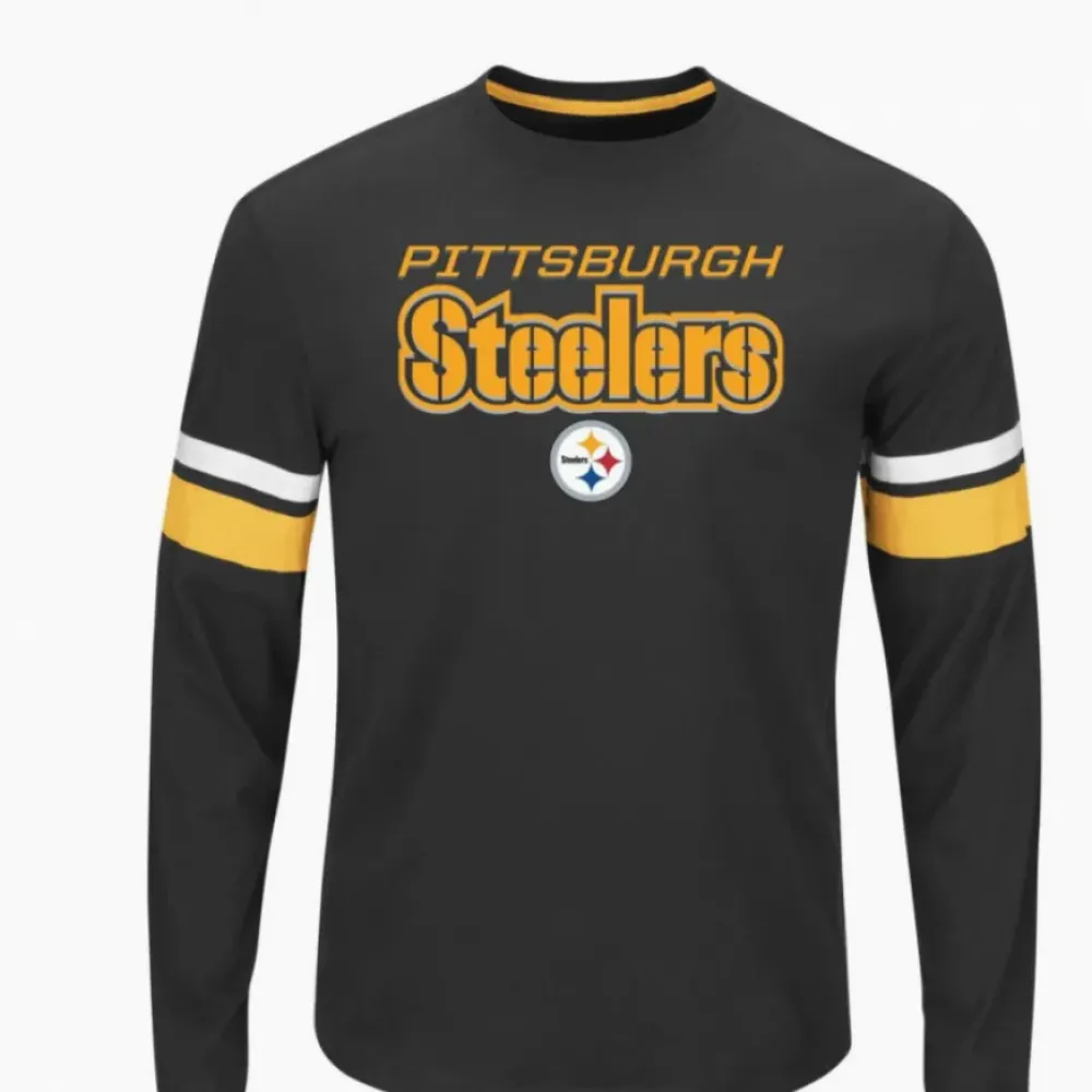 Pittsburgh Steelers Long Sleeve Cycling Jersey - Mountain Edition/Black/Yellow/White