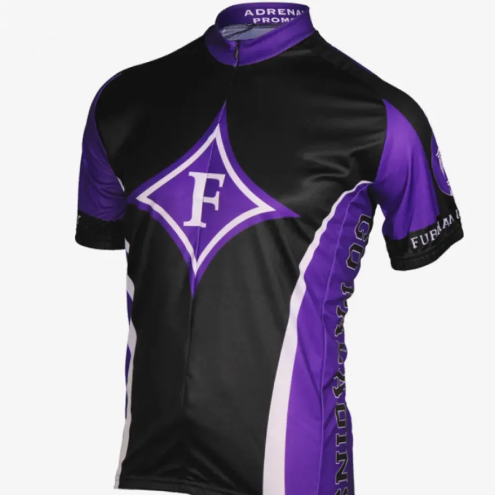 Furman Paladins Cycle Jersey - NCAA Adrenaprom Black/Purple/White