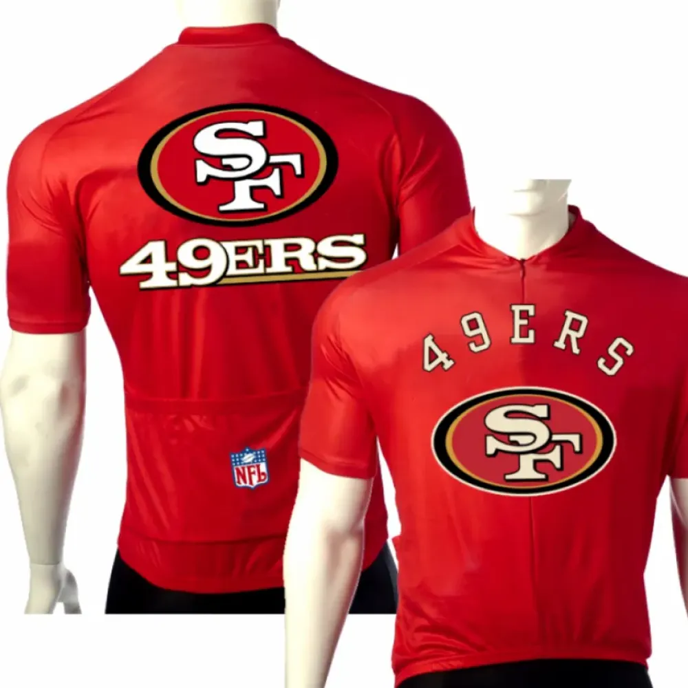 NFL San Francisco 49ers Cycling Jersey - Official Collection/Red