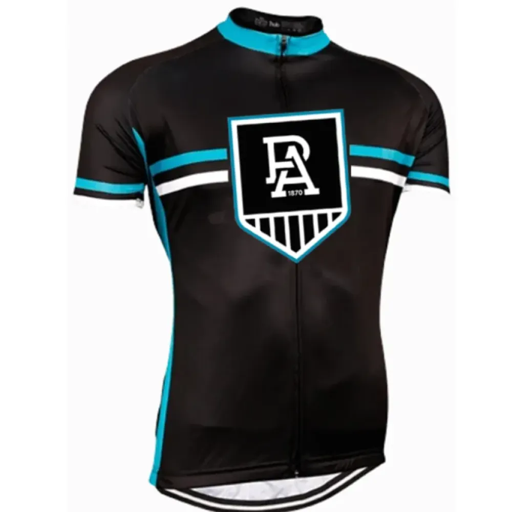 Port Adelaide Power PAP Cycling Jersey/Black/Aqua/White
