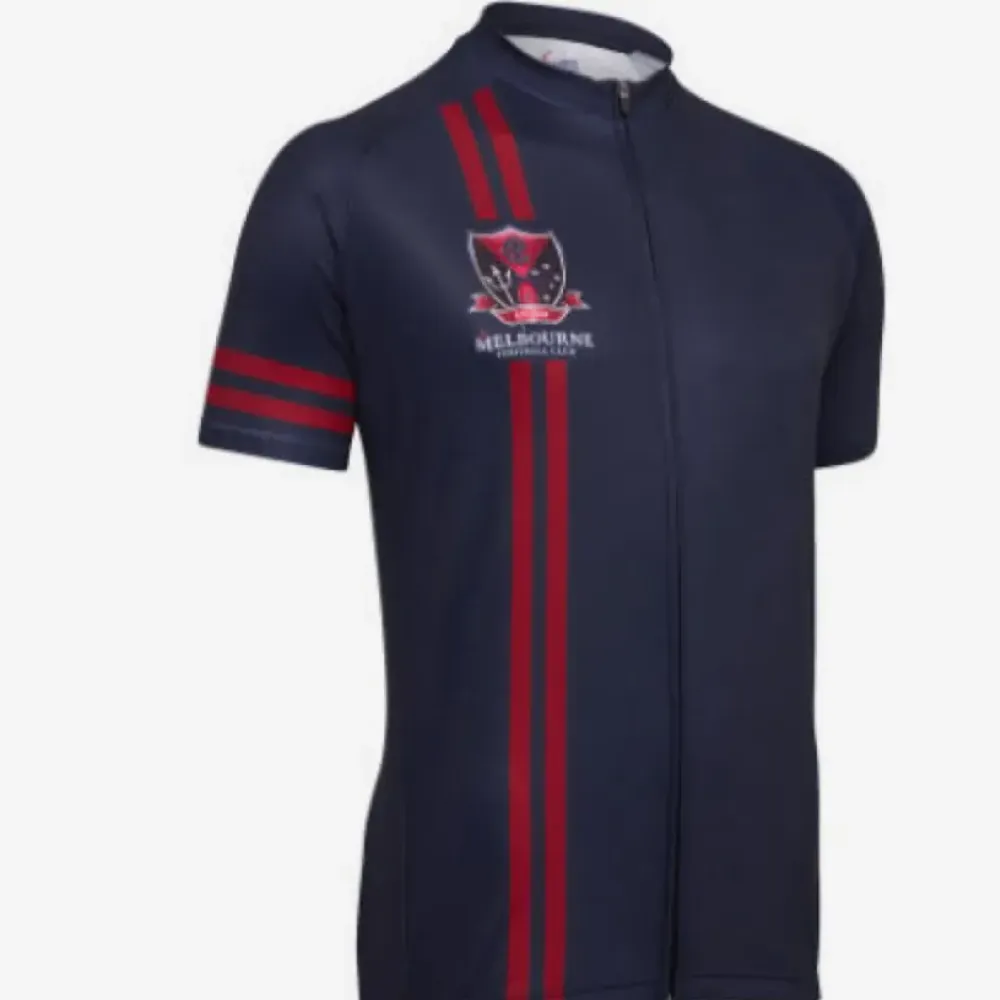 Melbourne Demons Short Sleeve Cycling Jerseys/Red/Navy