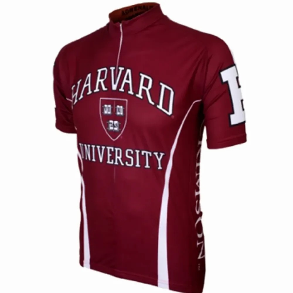 Harvard Crimson Cycling Jersey/Burgundy/White