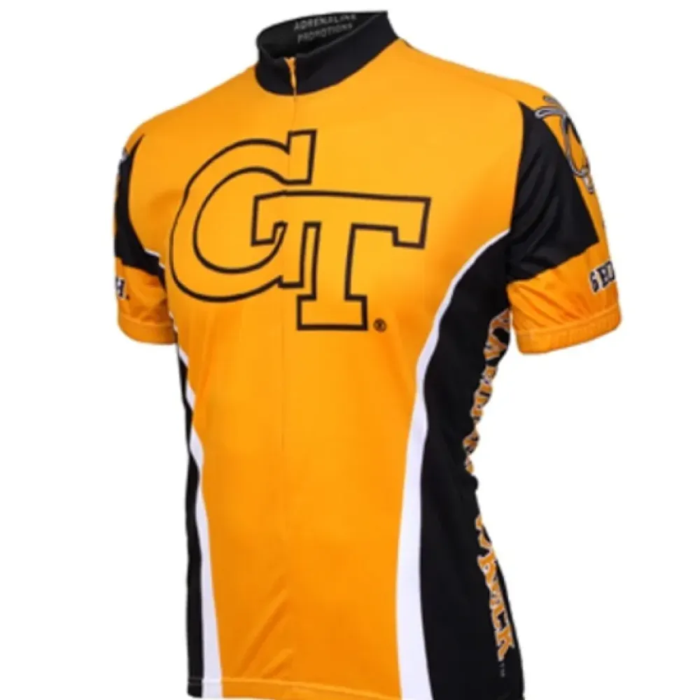 Georgia Tech Yellow Jackets Cycling Jersey/Gold/Black