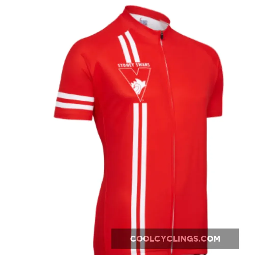 Sydney Swans Mountain and road bike Short Sleeve Cycling Jerseys/Red/White