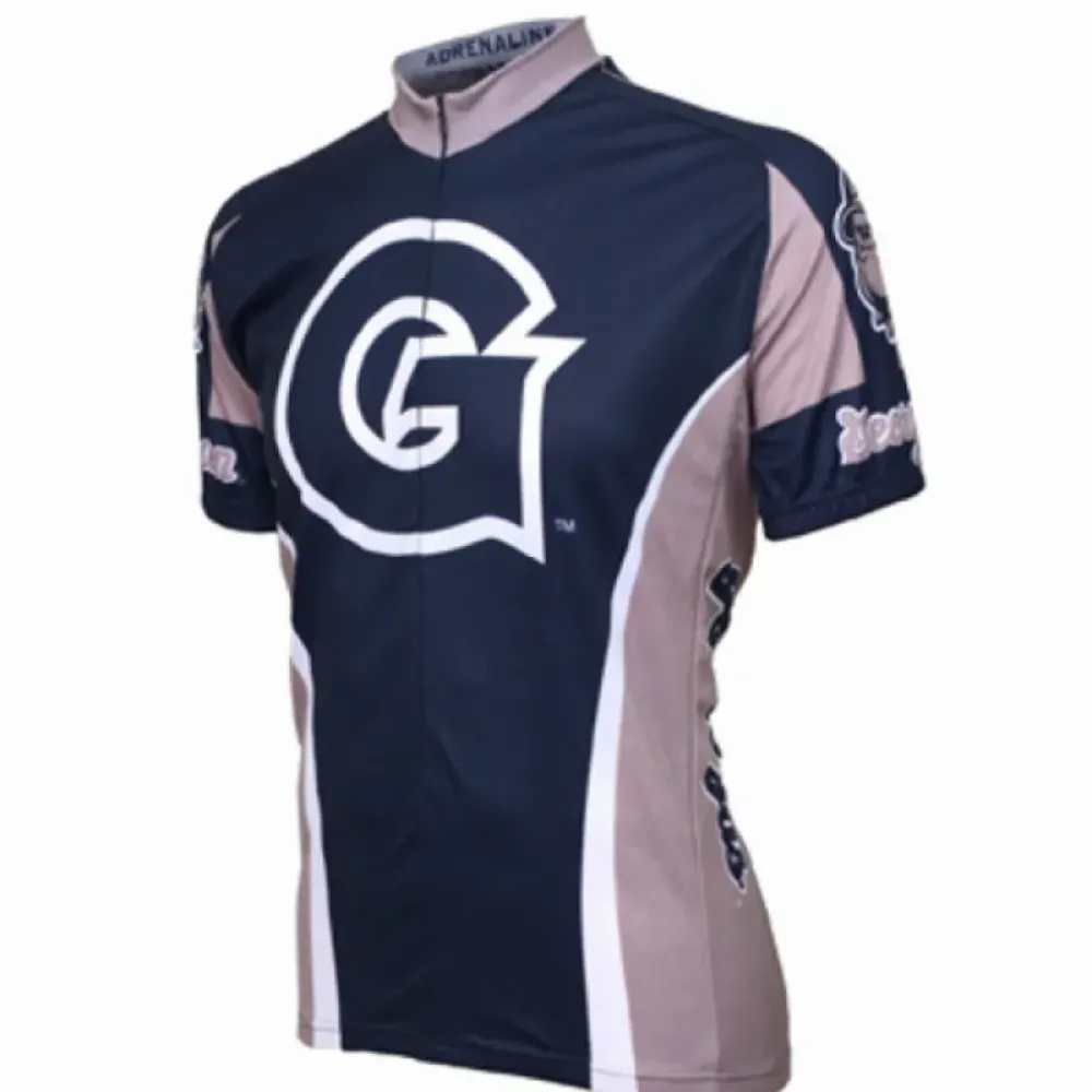Adrenaline Georgetown Hoyas Cycling Jersey Navy/White/Grey
