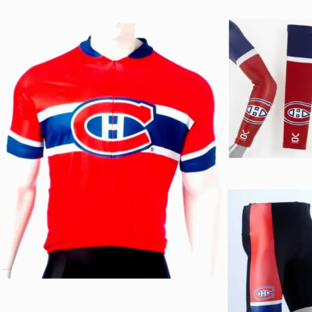 Montreal Canadians Varsity Cycling Kit Red/Blue/White