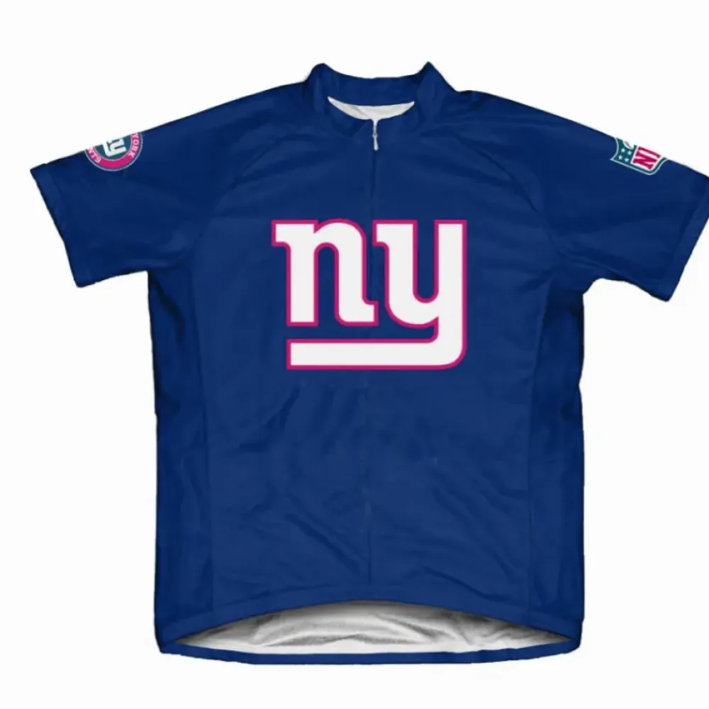 New York Giants Cycling Jersey/Blue/Pink/White