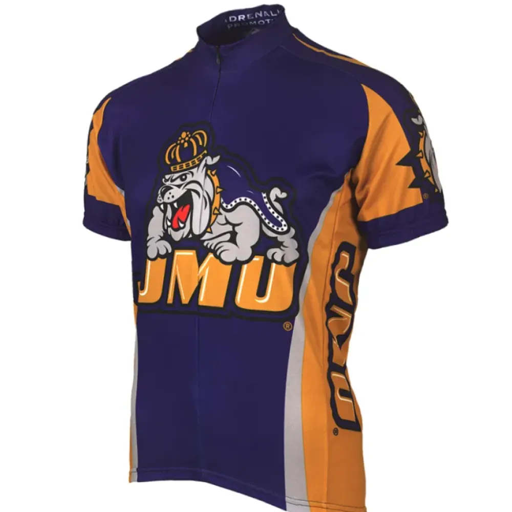 James Madison Dukes Royal Cycling Jersey - Purple/Gold