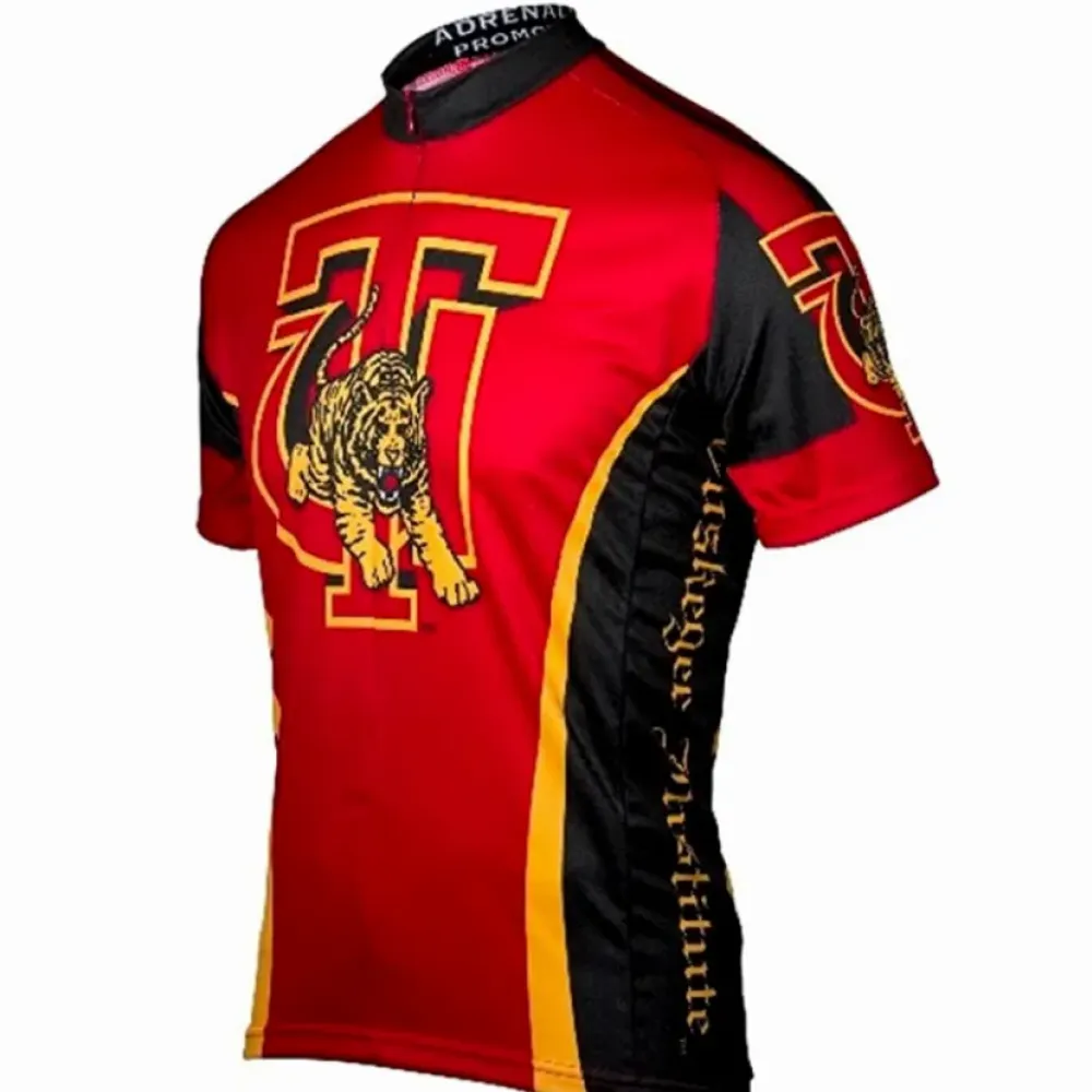 Tuskegee Golden Tigers Cycling Jersey - Official Red/Gold/Black