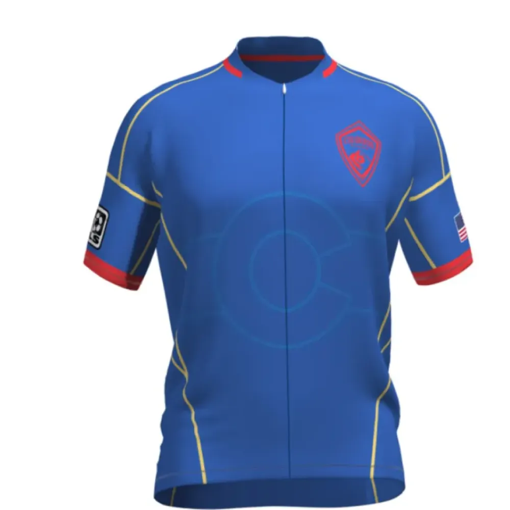 Colorado Rapids Cycling Jersey Blue/Gold/Red
