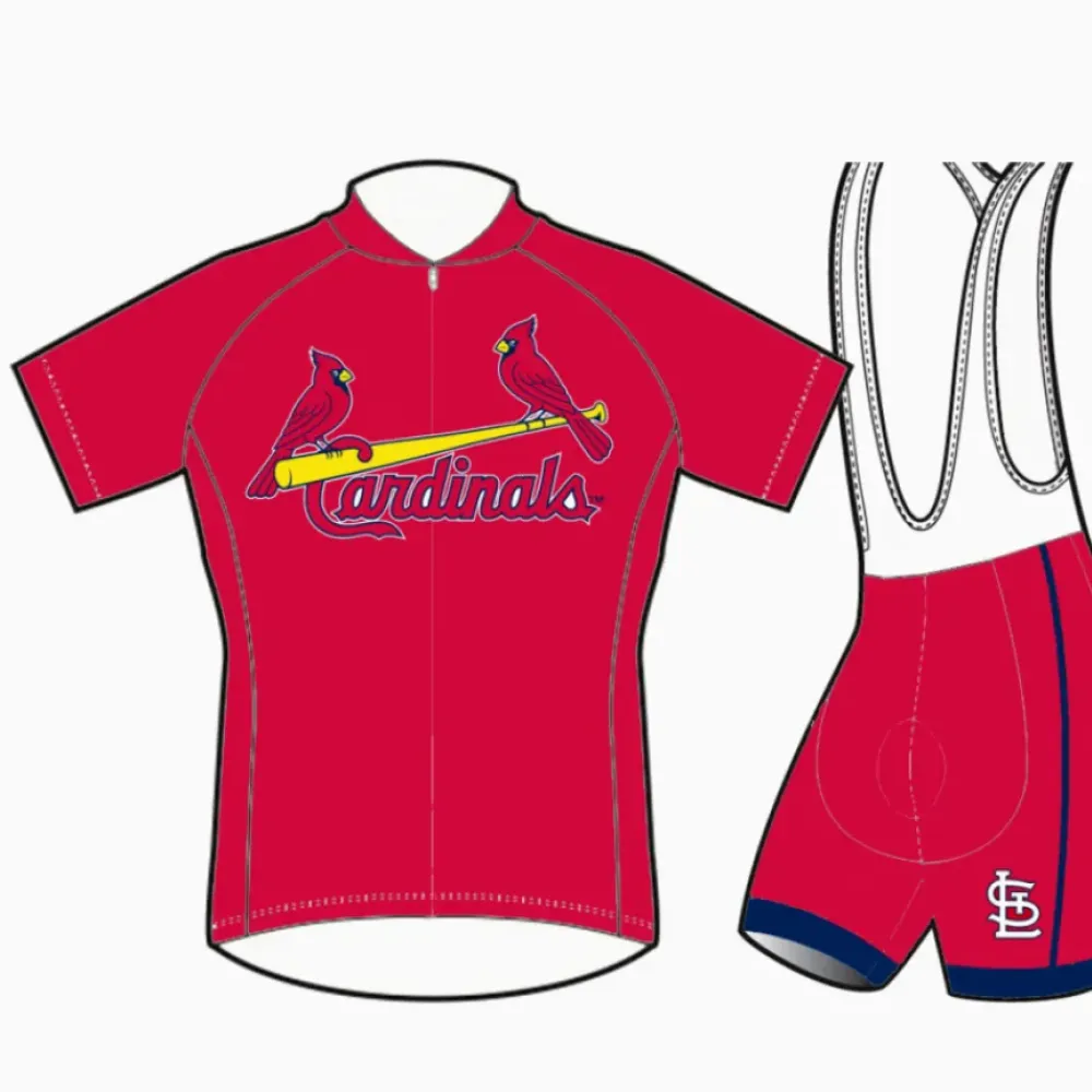 St. Louis Cardinals Cycling & Bib Short Combo/Red/White/Navy