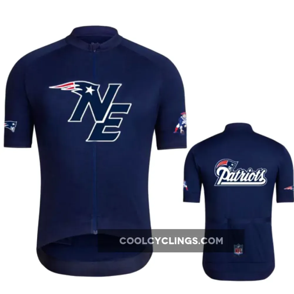 New England Patriots Cycling Jersey Navy/White