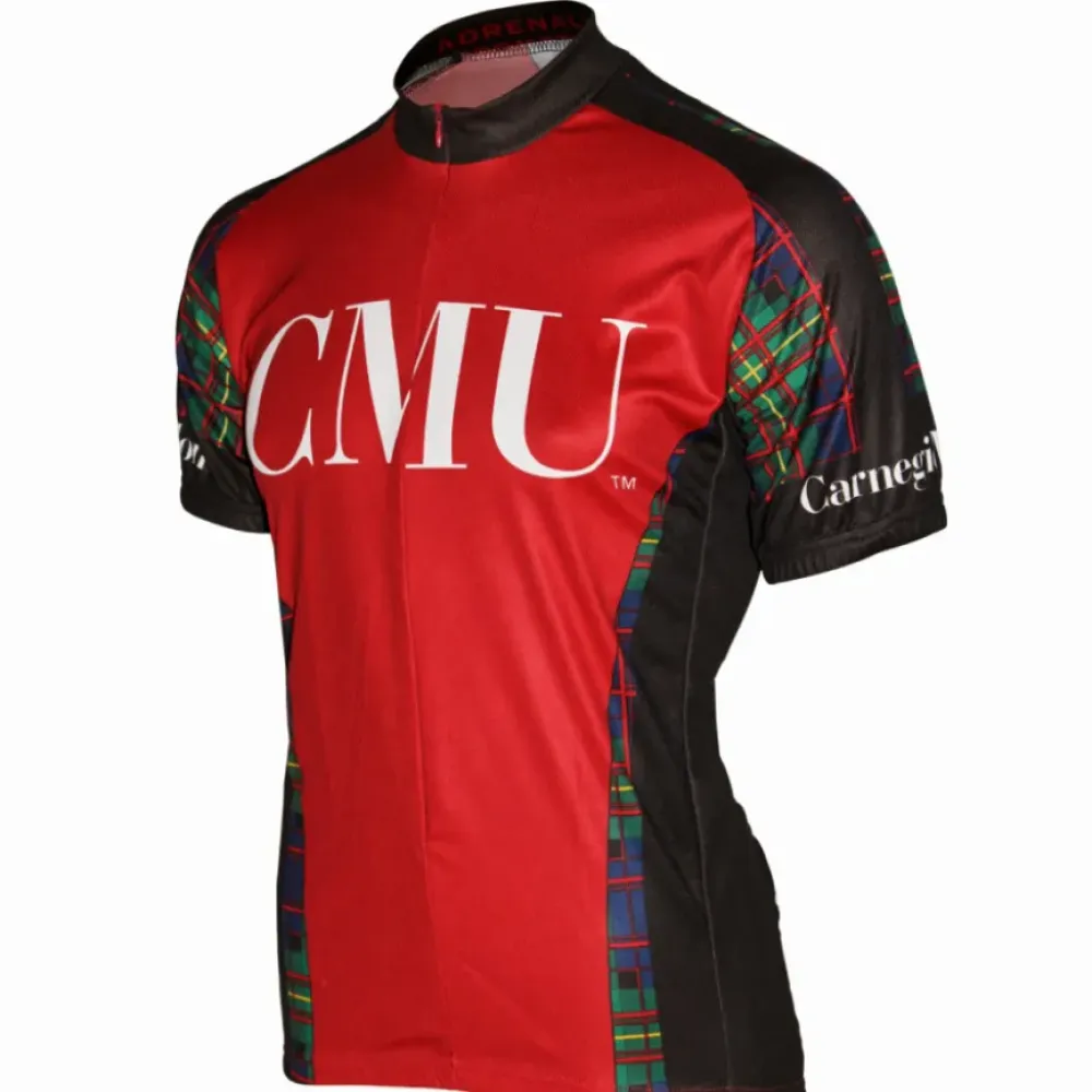 Carnegie Mellon University Cycling Jersey - Red/Black/Green