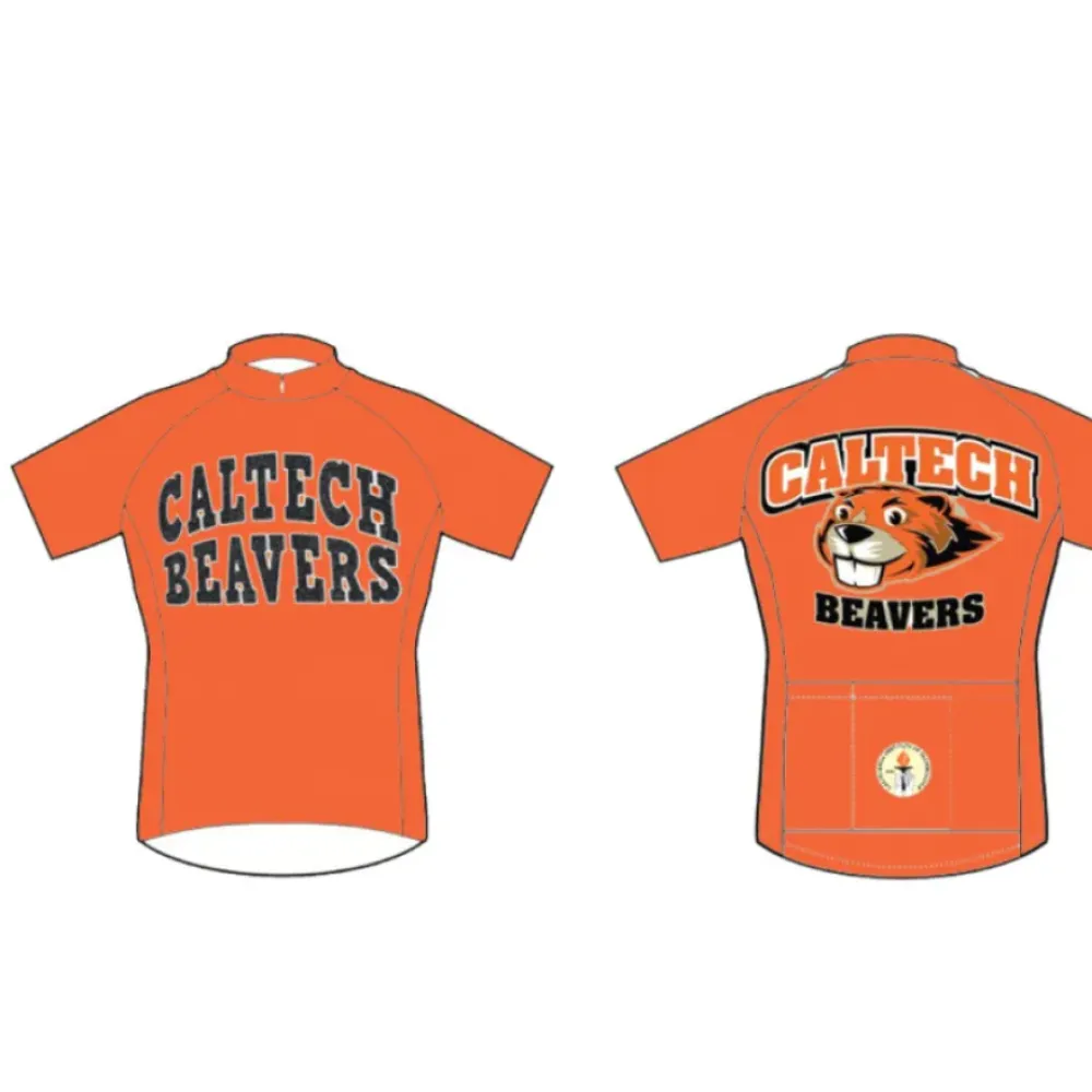 Caltech Beavers Cycling Jersey/Orange