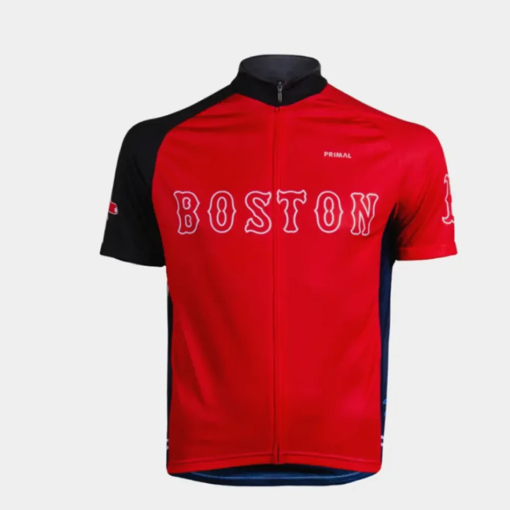 Primal Boston Red Sox Cycling Jersey/Red/Black