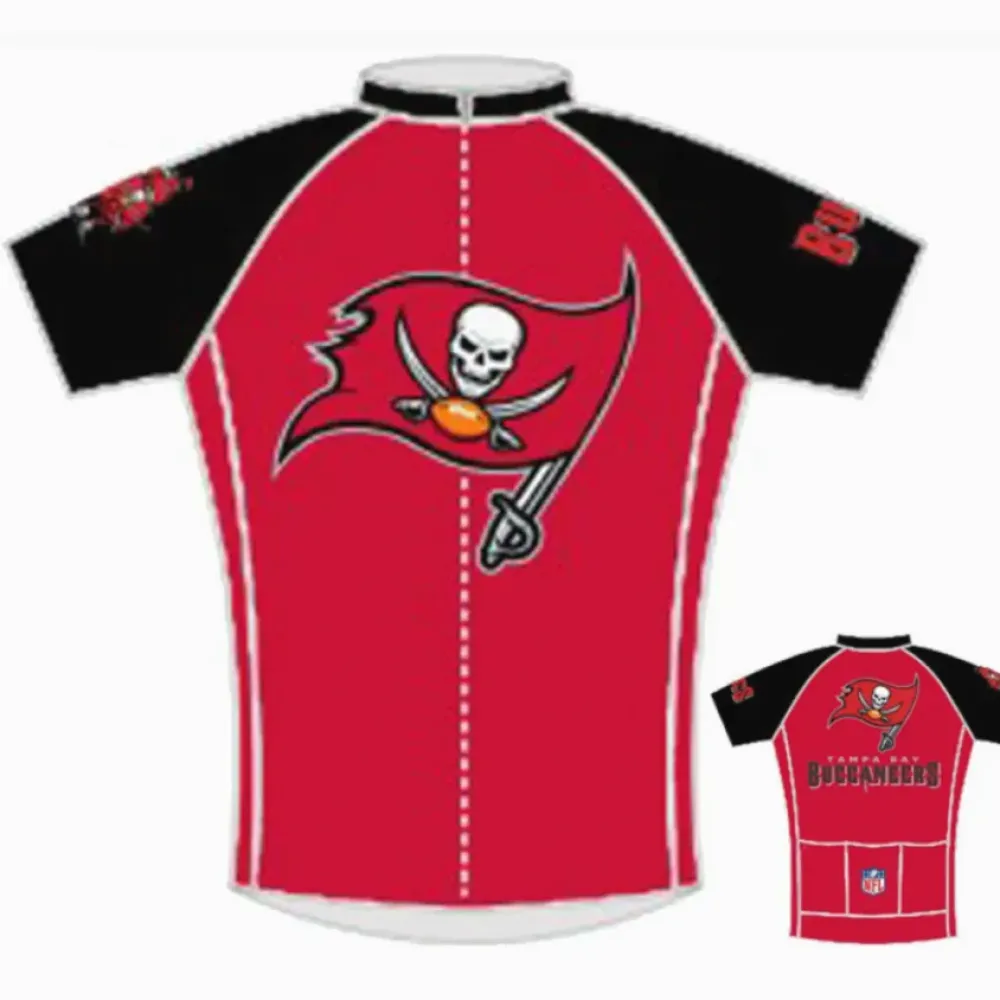 NFL Tampa Bay Buccaneers Cycling Jersey Red/Black