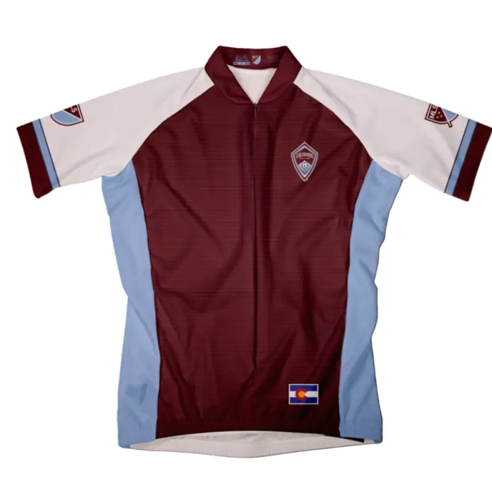 Colorado Rapids Cycling Jersey/Maroon/White/Light Blue