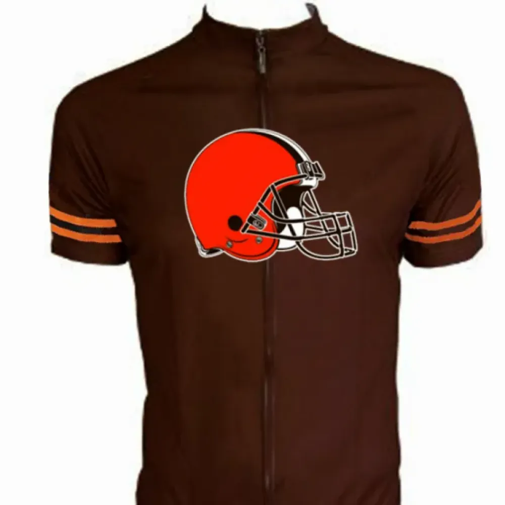 NFL Cleveland Browns Cycling Jersey/Brown/Orange