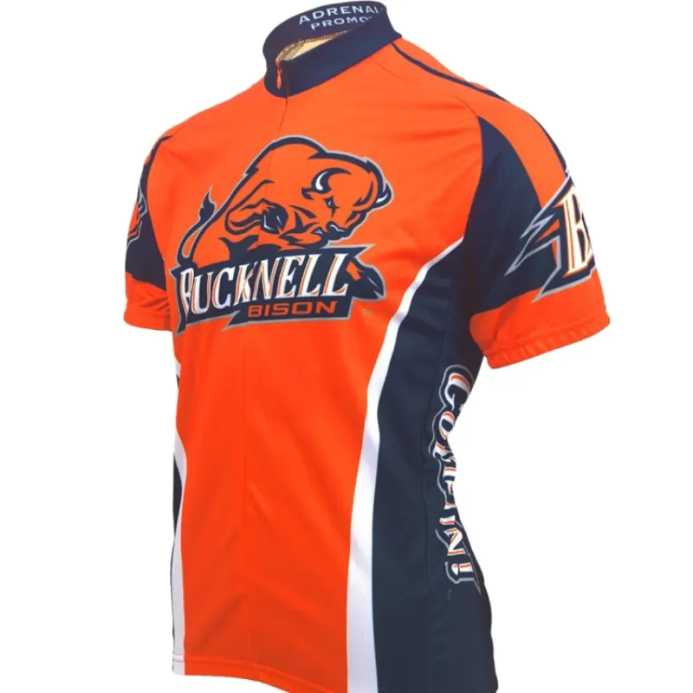 Bucknell Bison Cycling Jersey/Orange/Navy/White