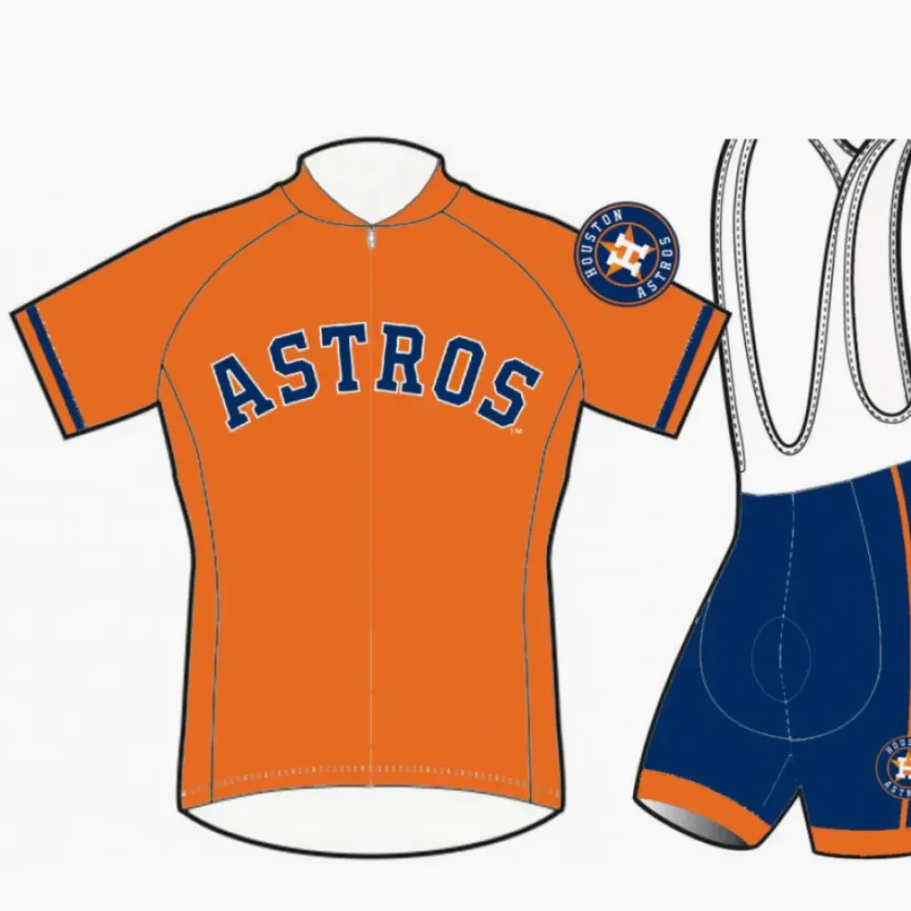Houston Astros Cycling Uniform (Jersey   Bib Shorts)