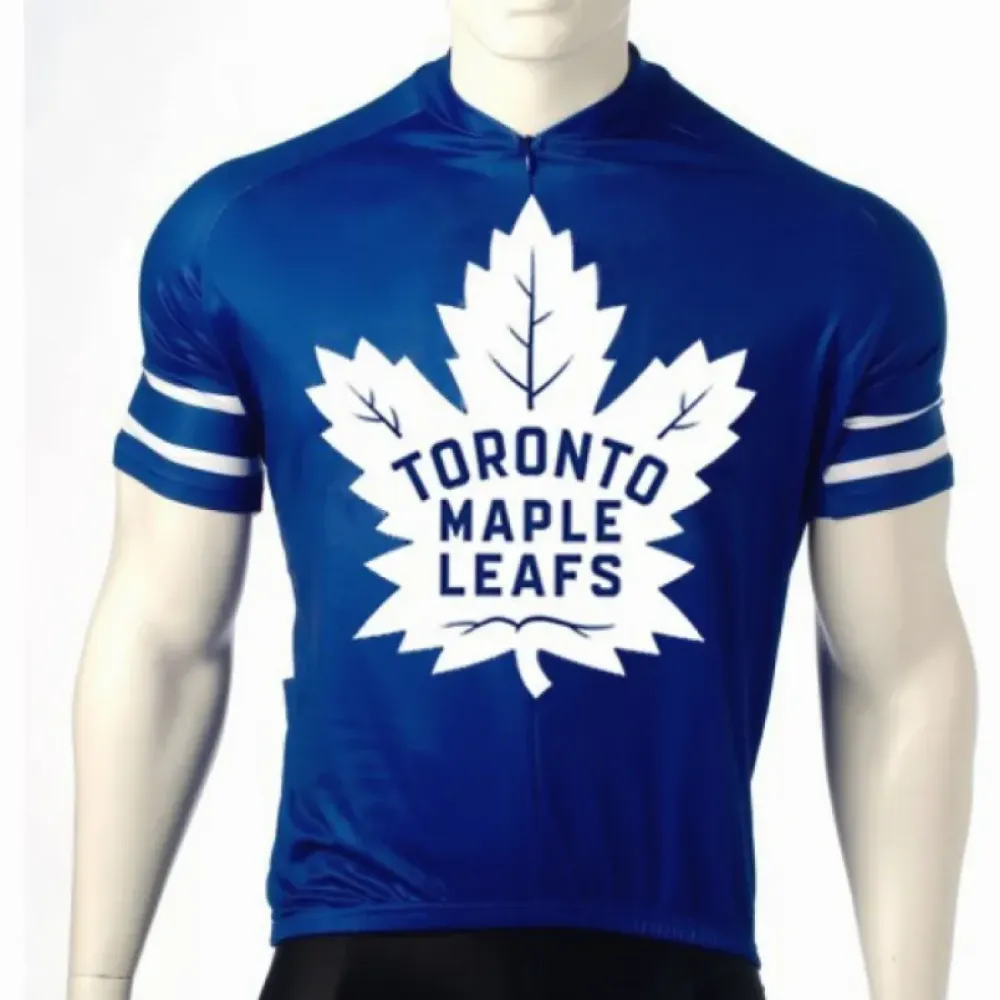 Toronto Maple Leafs Cycling Jersey/Blue/White