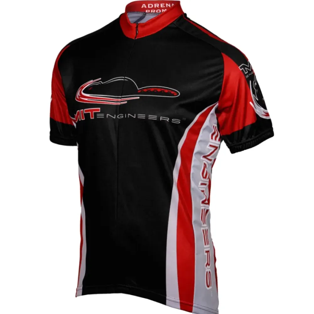 MIT Engineers Cycling Jersey/Black/Red/White