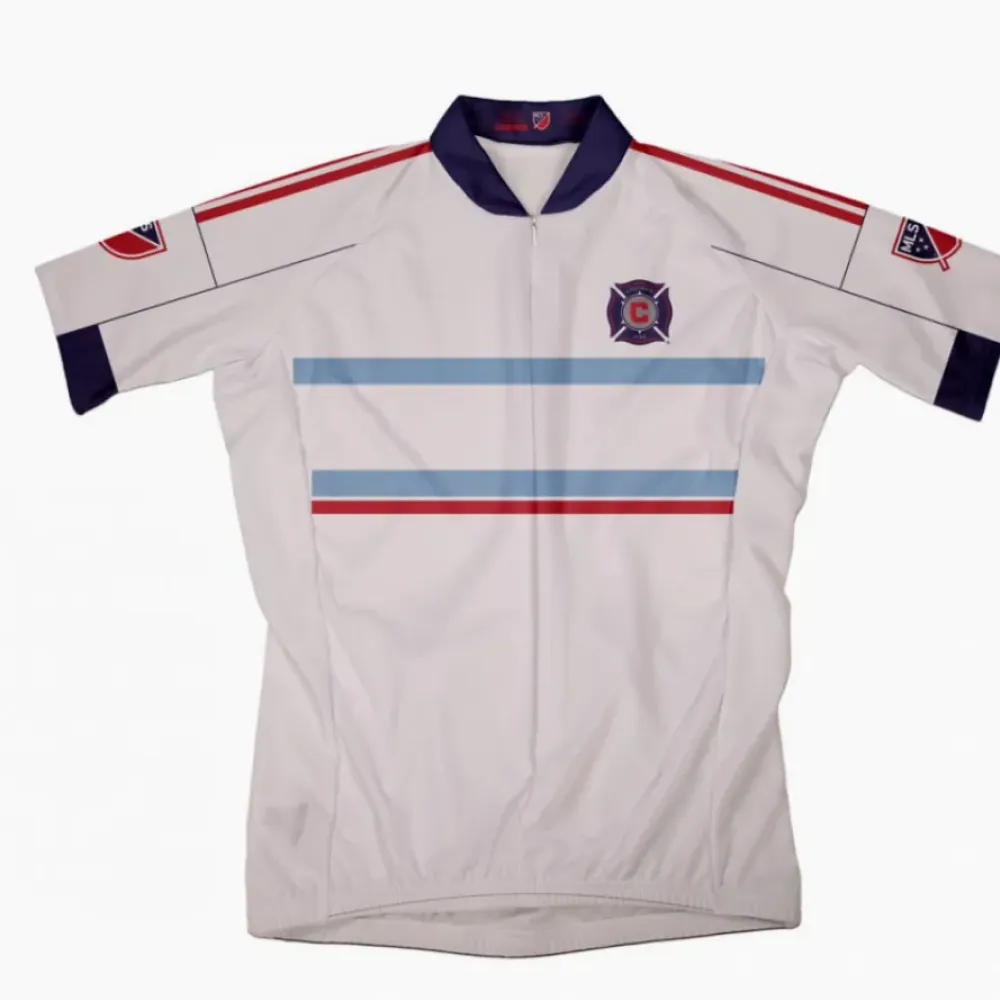 Chicago Fire Cycling Kit White/Red/Blue
