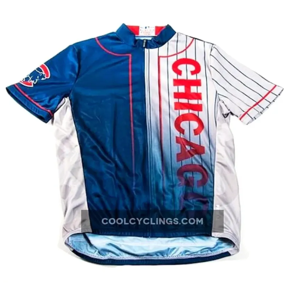 MLB Chicago Cubs Cycling Jersey Blue/White/Red