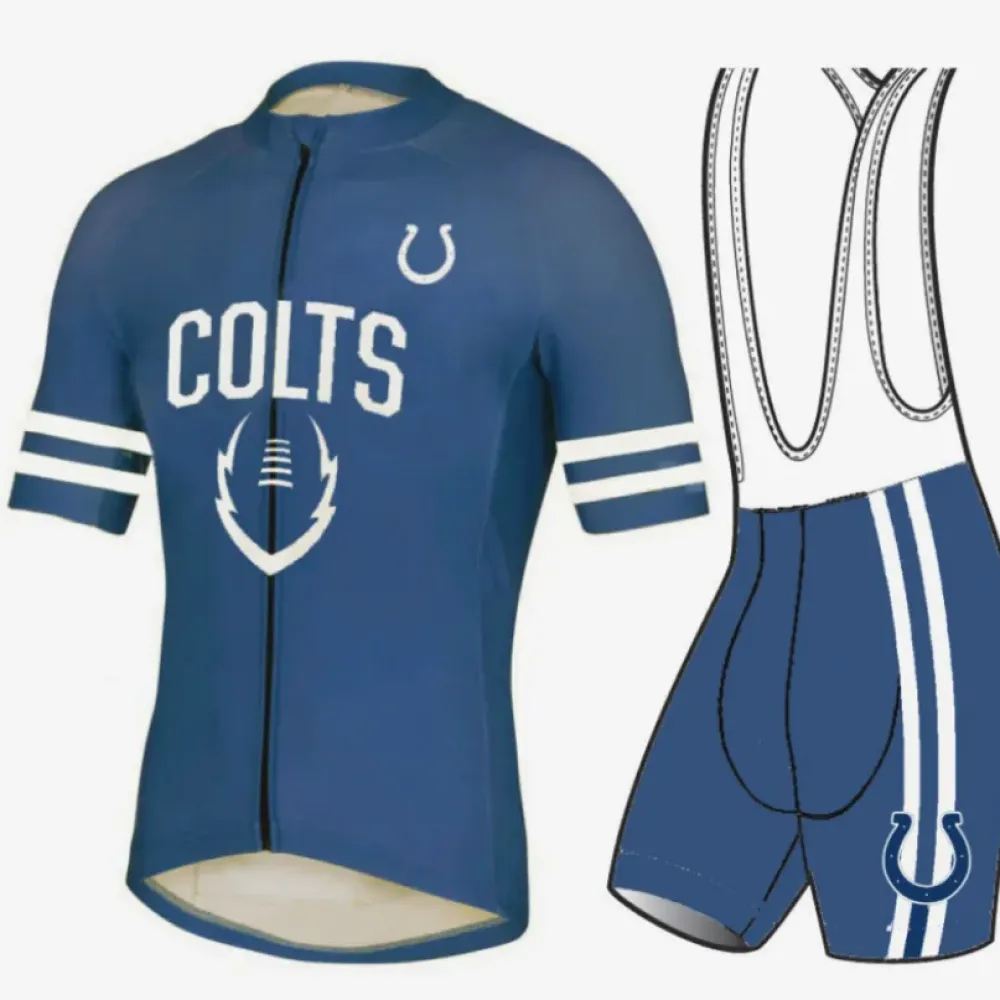 NFL Indianapolis Colts Road Cycling Kit - Men's & Women's Blue/White