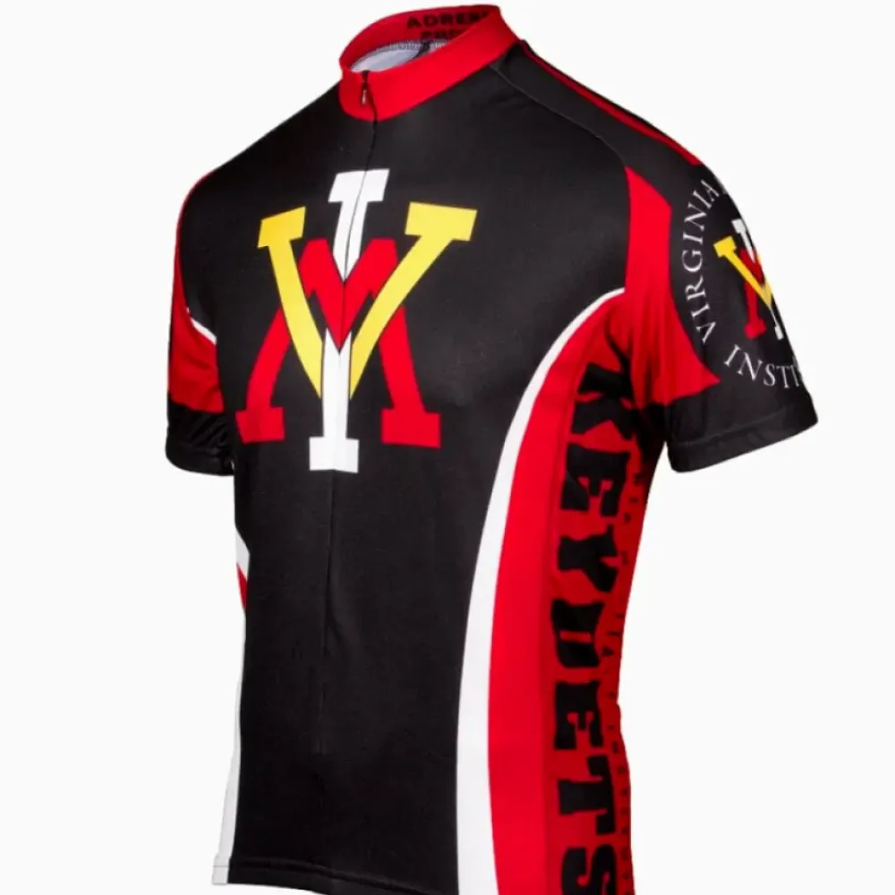 VMI Virginia Military Institute Cycling Jersey/Black/Red/Yellow