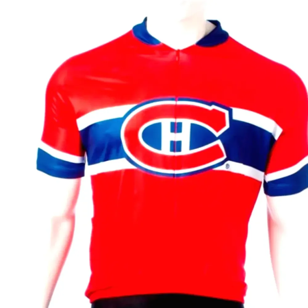 Montreal Canadiens Cycling Jersey Red/Blue/White