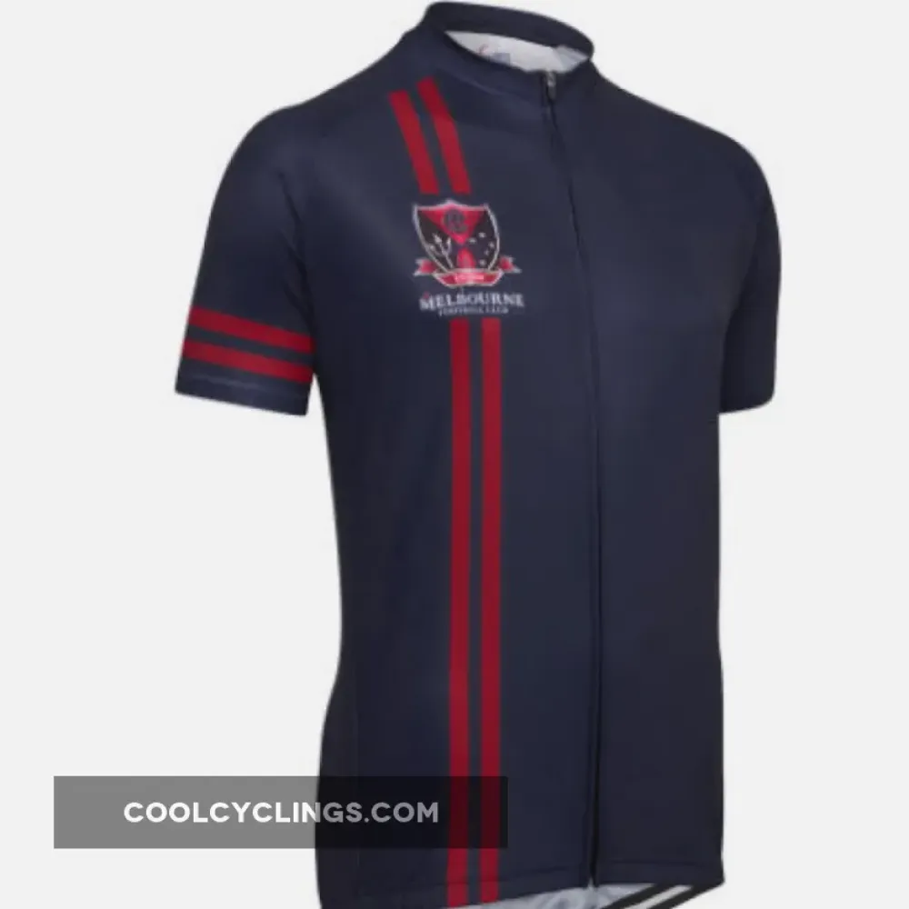 Melbourne Demons Short Sleeve Cycling Jerseys/Red/Navy