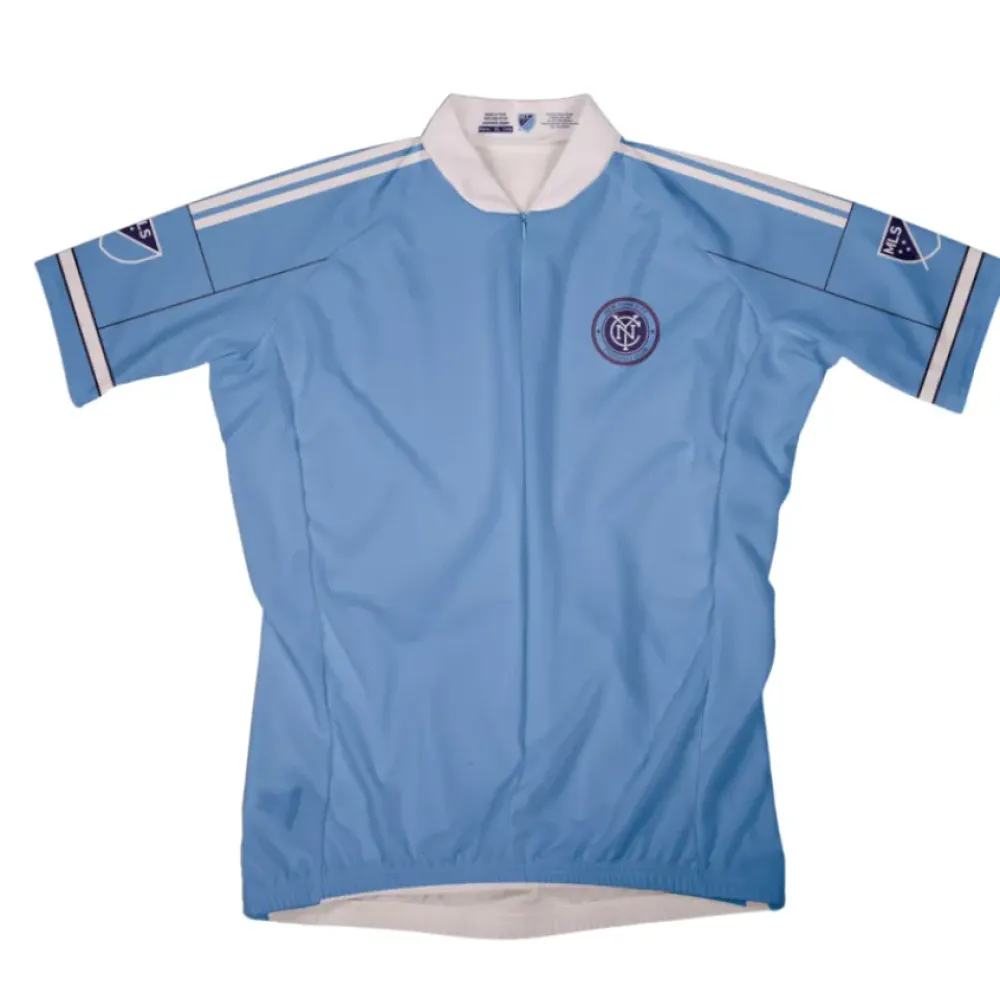 New York City Cycling Jersey - MLS Light Blue/White/Grey