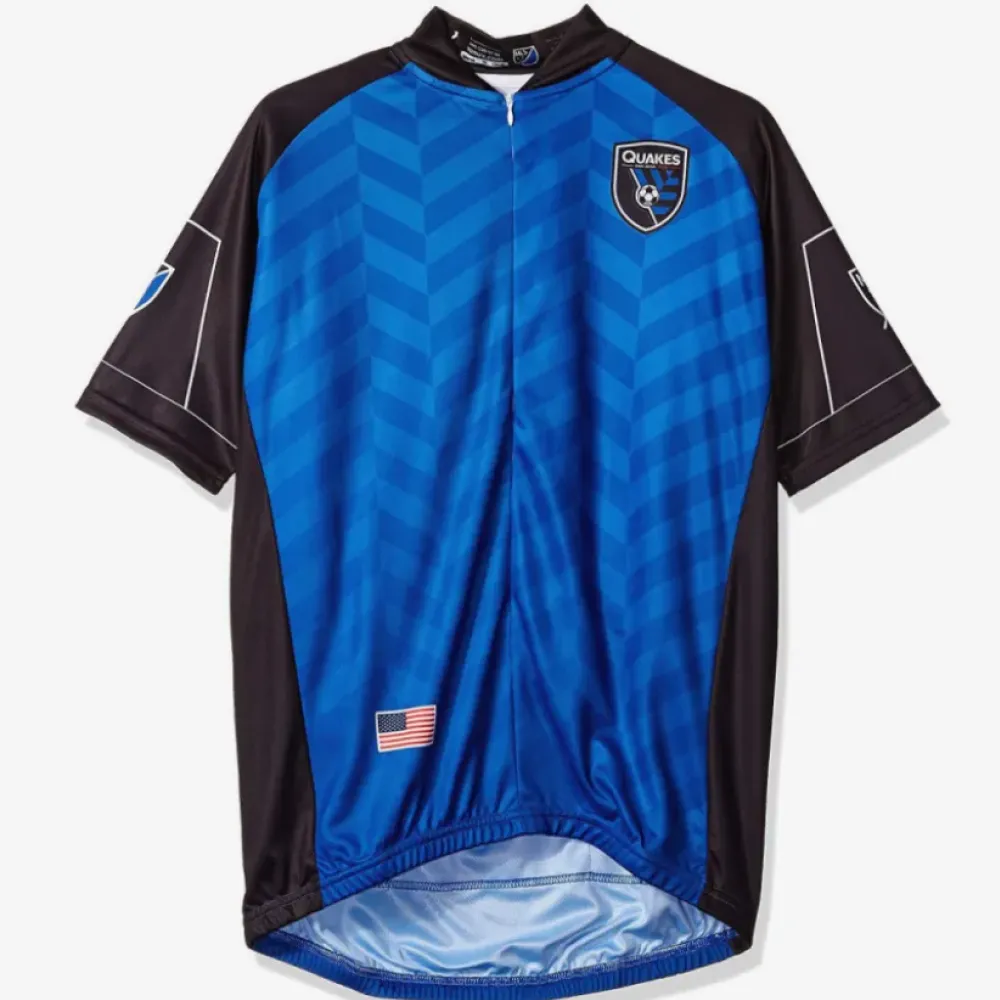 MLS San Jose Earthquakes Cycling Jersey Men's Blue/Black