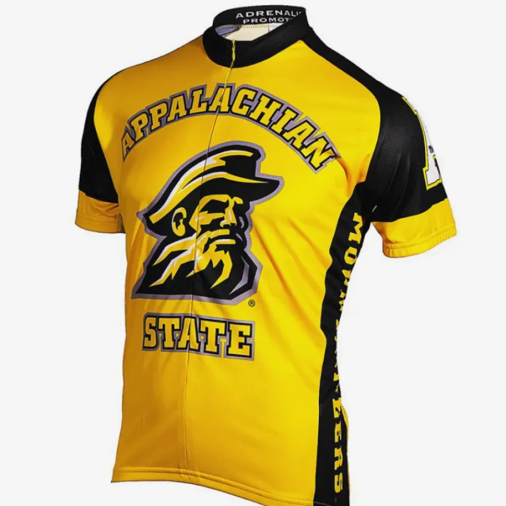 Appalachian State Mountaineers Cycling Jersey/Yellow/Black