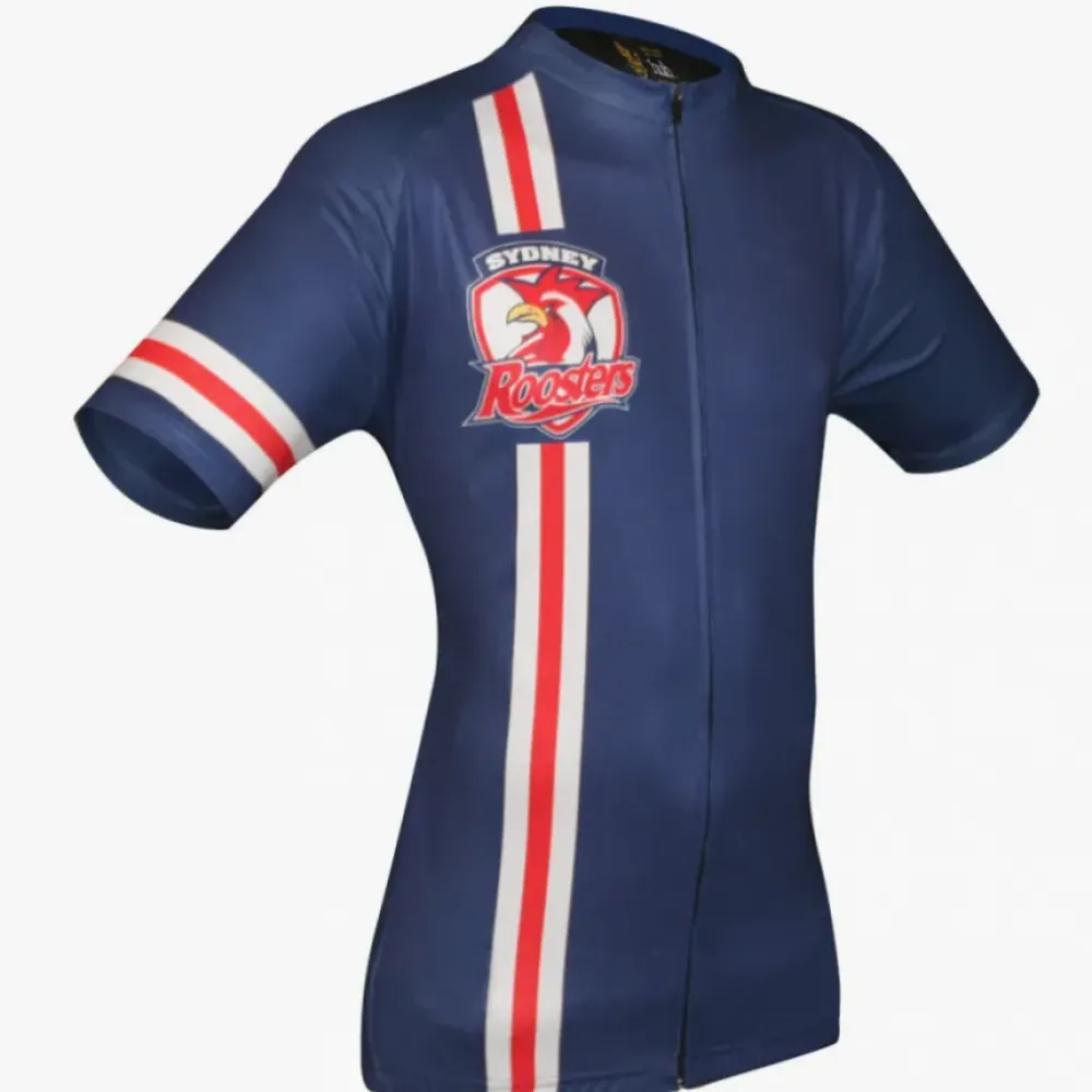 Sydney Roosters Short Sleeve Cycling Jersey/Blue/Red/White