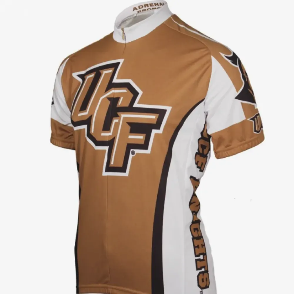 Adrenaline Promotions UCF Knights Cycling Jersey Gold/White