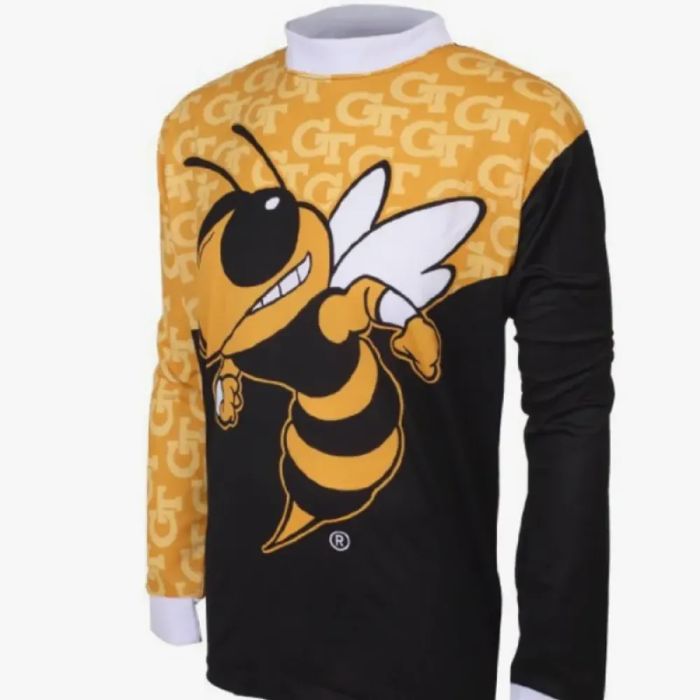 Georgia Tech Yellow Jackets Tech MTB Cycling Jersey /