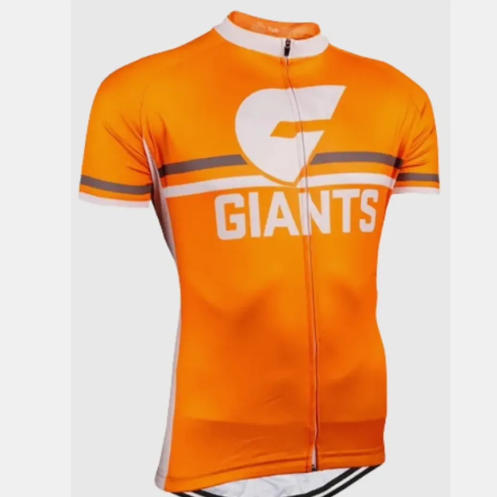 GIANTS Short Sleeve Cycling Jerseys/Orange/White