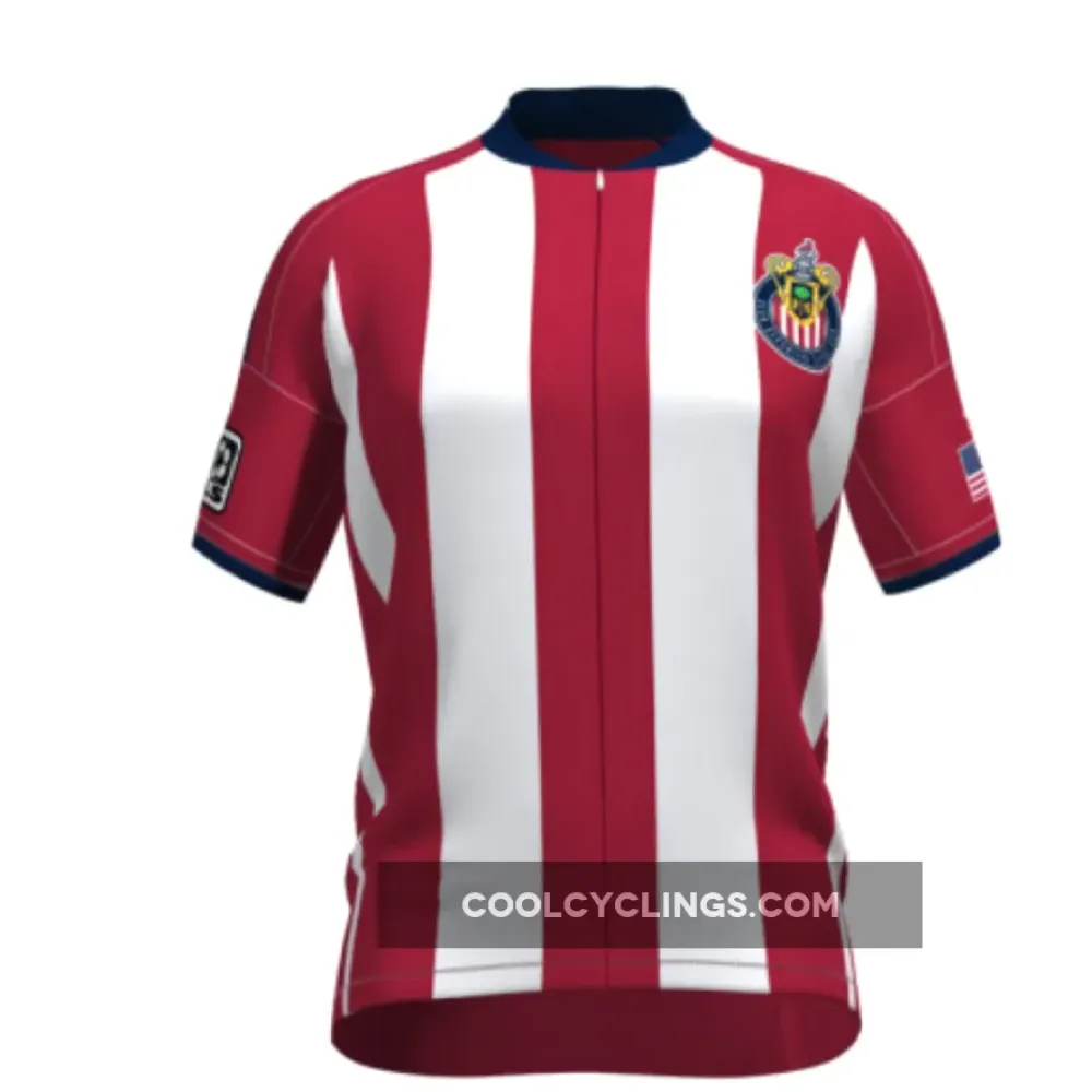 Chivas USA Cycling Jersey/Red/White