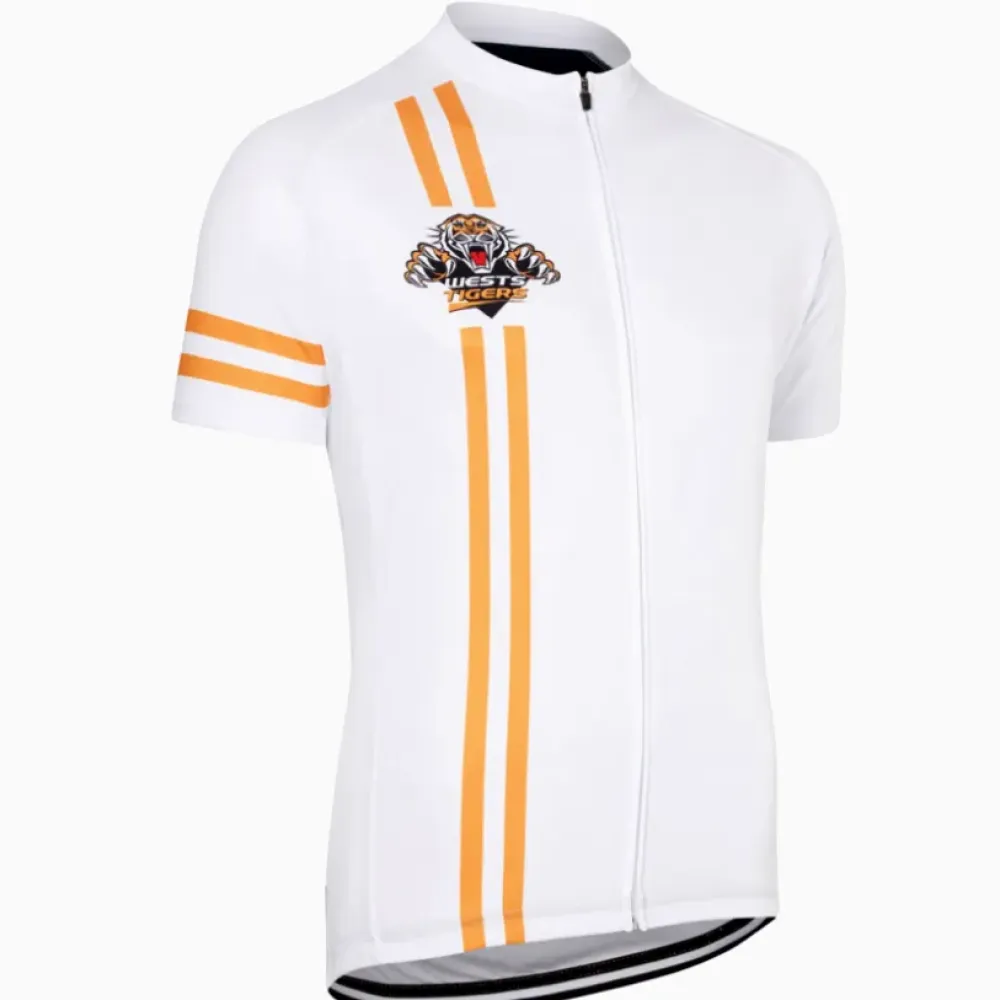 Wests Tigers Cycling Jersey White/Gold