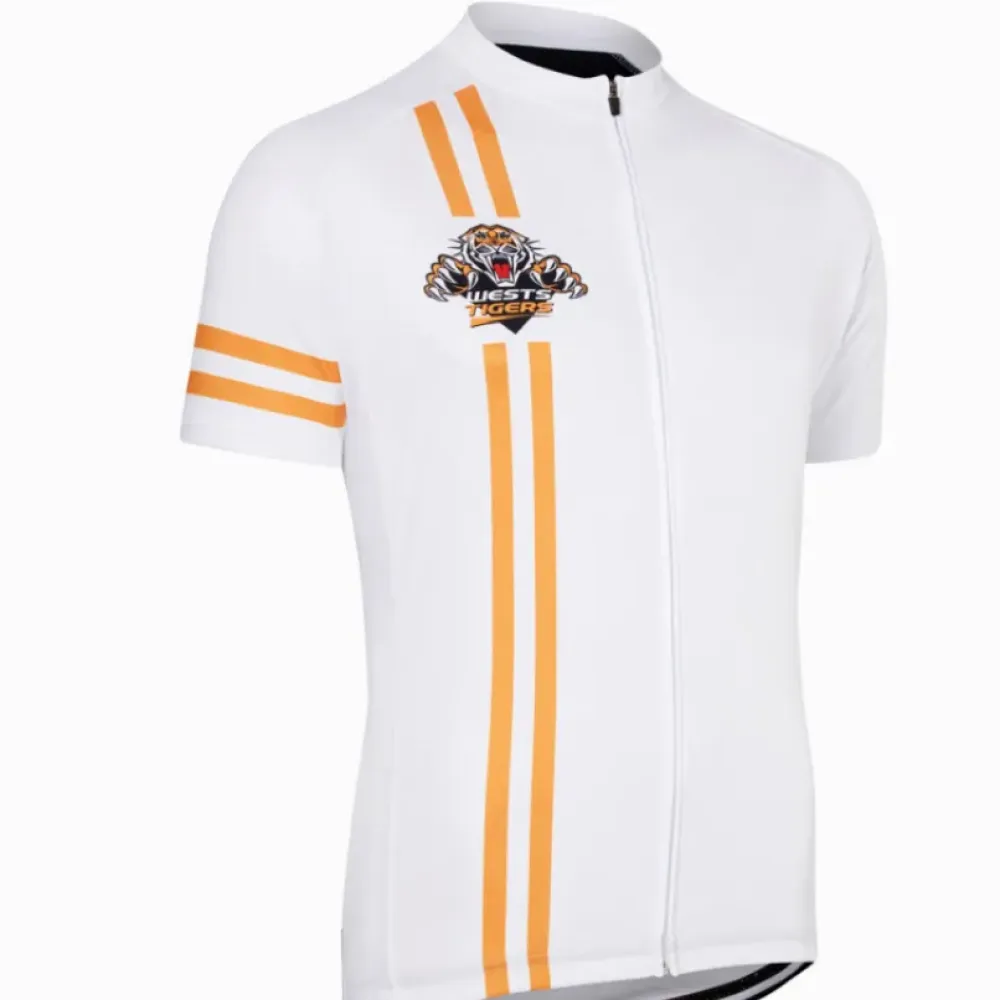 Wests Tigers Cycling Jersey/White/Gold