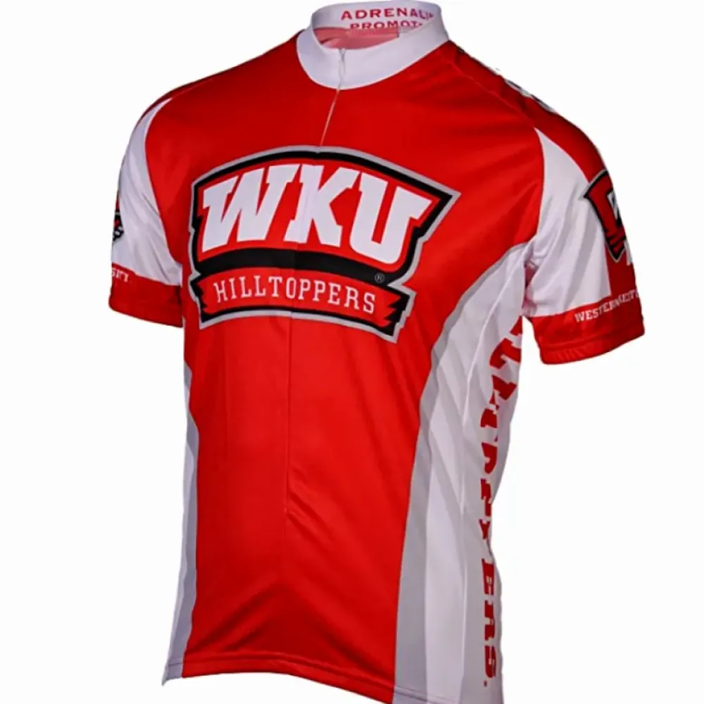 Adrenaline Promotions WKU Western Kentucky Hilltoppers Cycling Jersey/Red/White