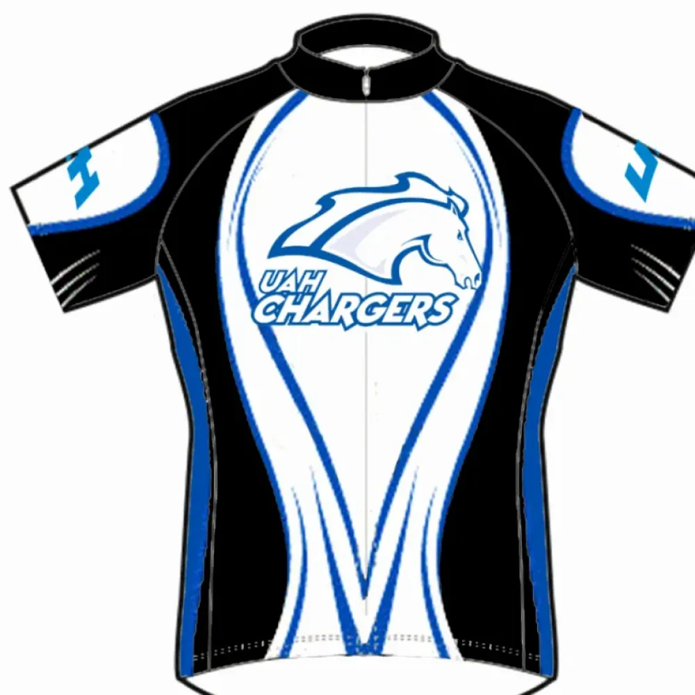 UAH Chargers Cycling Jersey/Blue/White/Black